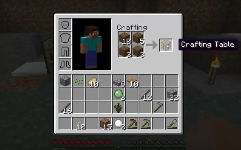 Crafting Table Selesai