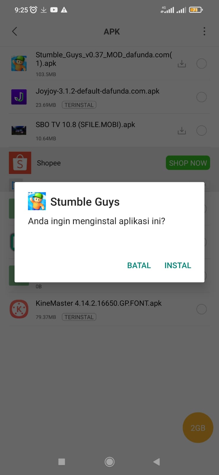 Install File Apk