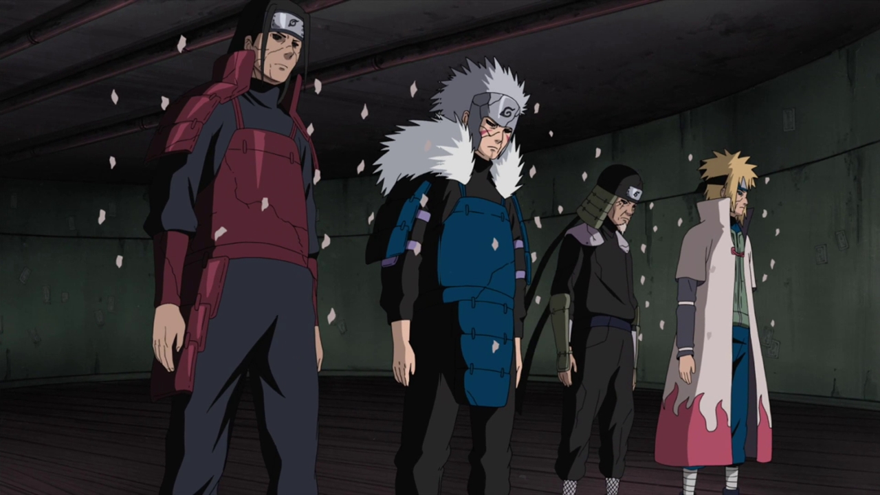 Hokages  Bijuus Akatsuki- Naruto