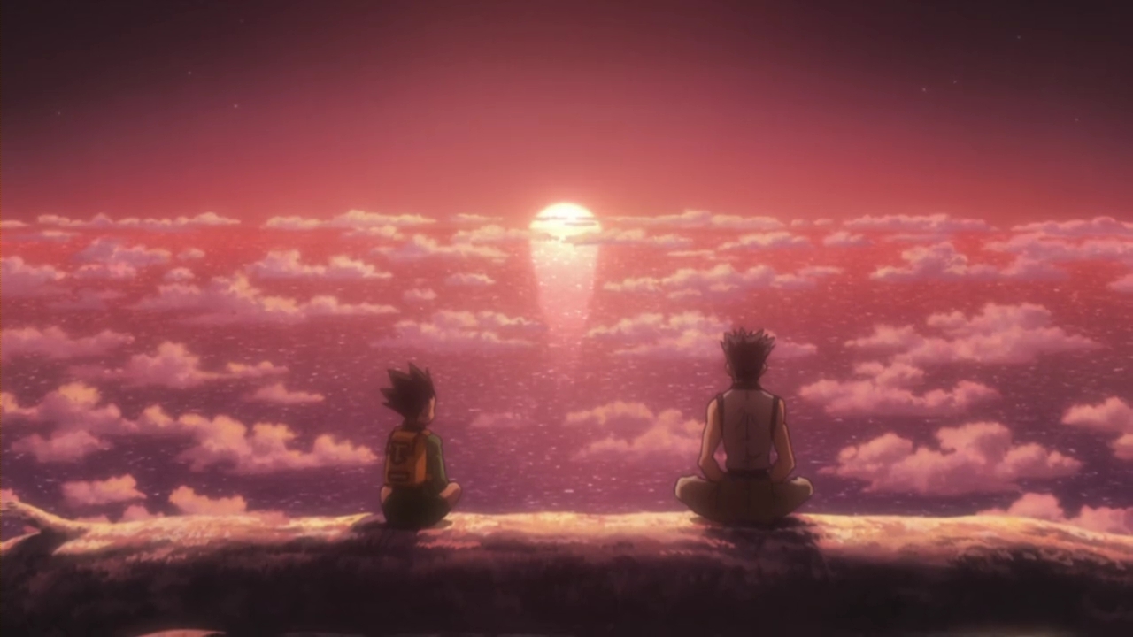 Gon Freecs and Ging Freecs Hunter x Hunter