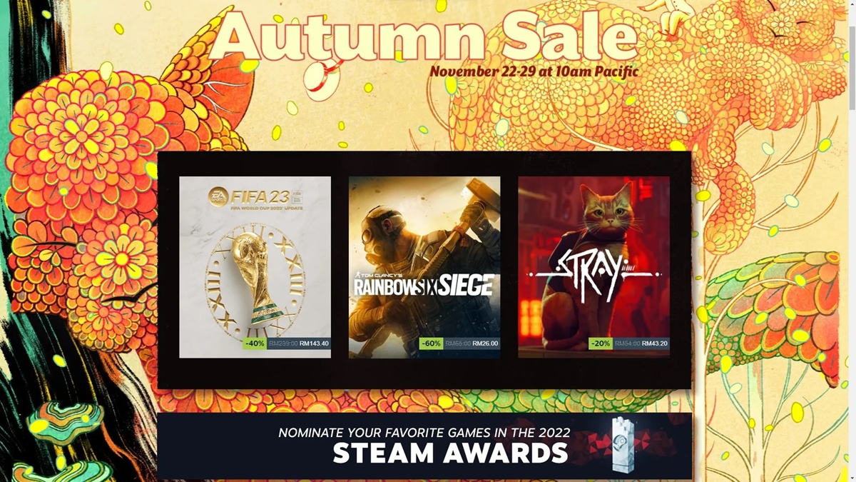 Steam Autumn Sale 2022 - the best game deals