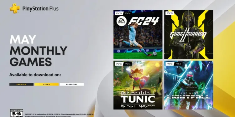PlayStation Plus Free Games May 2024