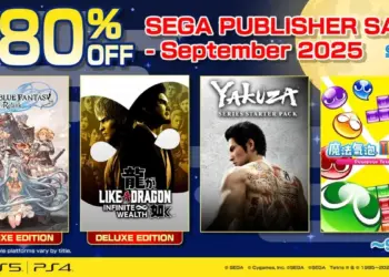 SEGA Publisher Sale September 2025